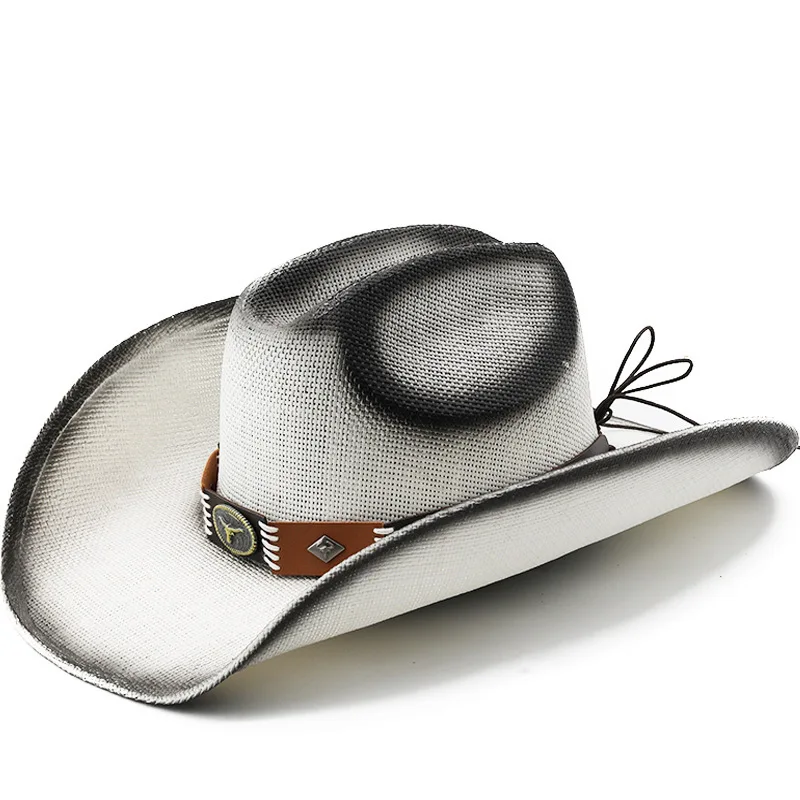 Wesern Cowboy Мужская женская стиль, весна-лето Открытый походный наризм, защита от солнца и солнцезащитный козырек Tibean Jazz Ha, пляж
Wesern Cowboy Мужская женская стиль, весна-лето Открытый походный наризм, защита от солнца и солнцезащитный козырек Tibean Jazz Ha, пляж