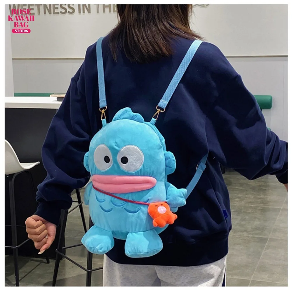 Sanrio Plush Backpack Cute Hangyodon Plushie Bag Anime Pp Cotton Soft High-capacity Cartoon Plush Backpacks for Girls Gifts 40Cm
Sanrio Plush Backpack Cute Hangyodon Plushie Bag Anime Pp Cotton Soft High-capacity Cartoon Plush Backpacks for Girls Gifts 40Cm