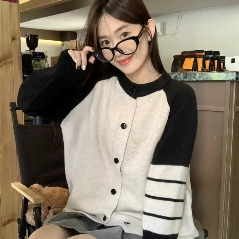 Women Spring Autumn Hot Sale Of The Season New Style Color Block Top Trendy College Loose Long Sleeve Knitted Sweater Coat for
Women Spring Autumn Hot Sale Of The Season New Style Color Block Top Trendy College Loose Long Sleeve Knitted Sweater Coat for