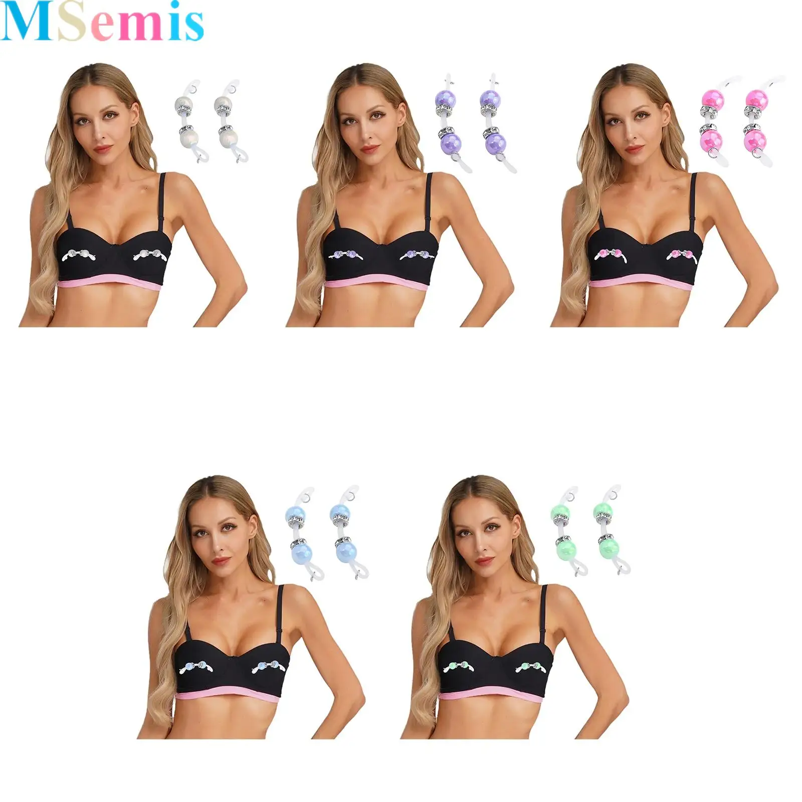 1 Pair Women No-piercing Adjustable Faux Pearl Nipple Rings for Intimate Occasions Pain-free Faux Nipple Rings for Body Jewelry
1 Pair Women No-piercing Adjustable Faux Pearl Nipple Rings for Intimate Occasions Pain-free Faux Nipple Rings for Body Jewelry
