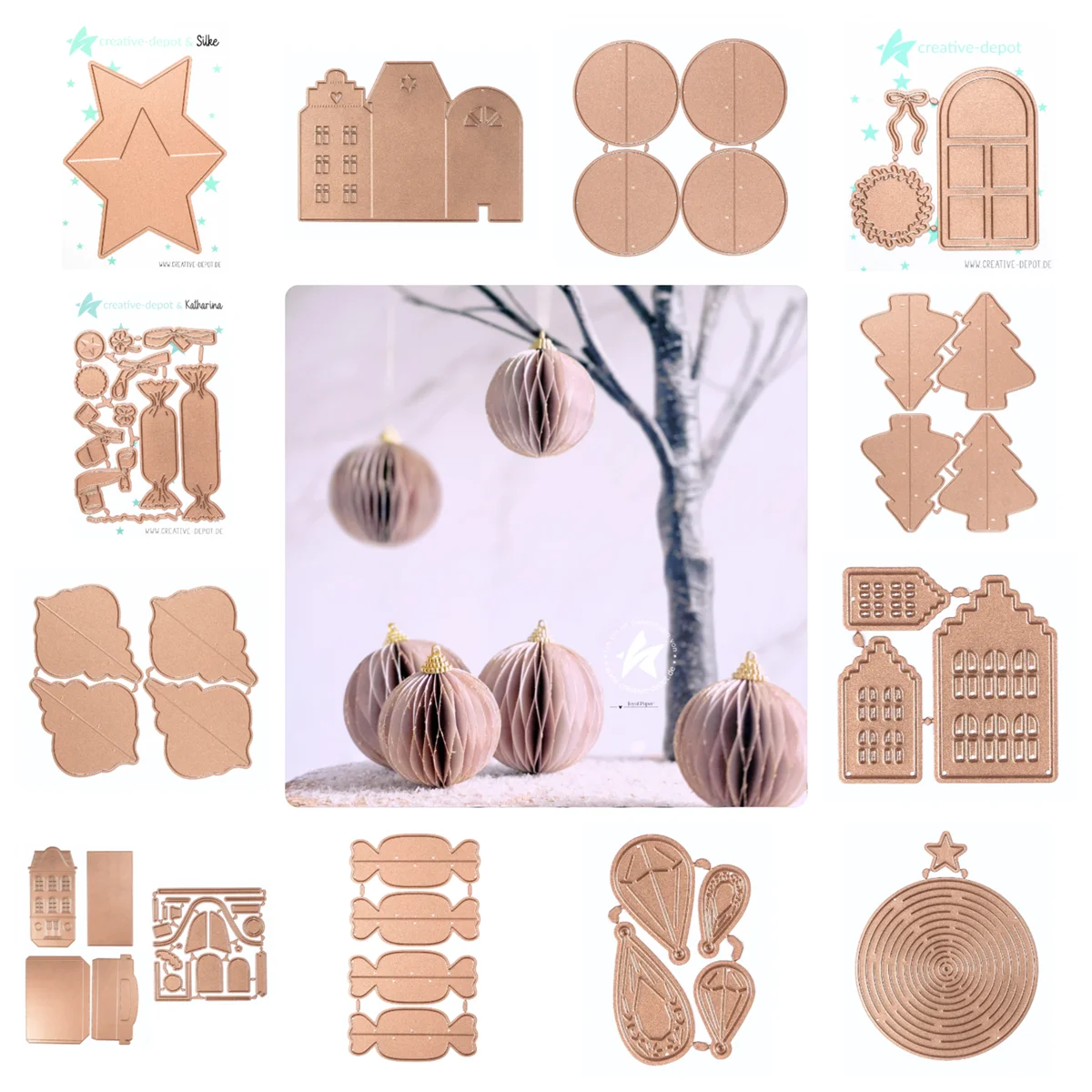 Christmas Tree Ornament Gabelbox Stadtvilla Bonbon Label Cutting Dies for New 2025 Scrapbooking Star-shaped Folding Card Craft
Christmas Tree Ornament Gabelbox Stadtvilla Bonbon Label Cutting Dies for New 2025 Scrapbooking Star-shaped Folding Card Craft