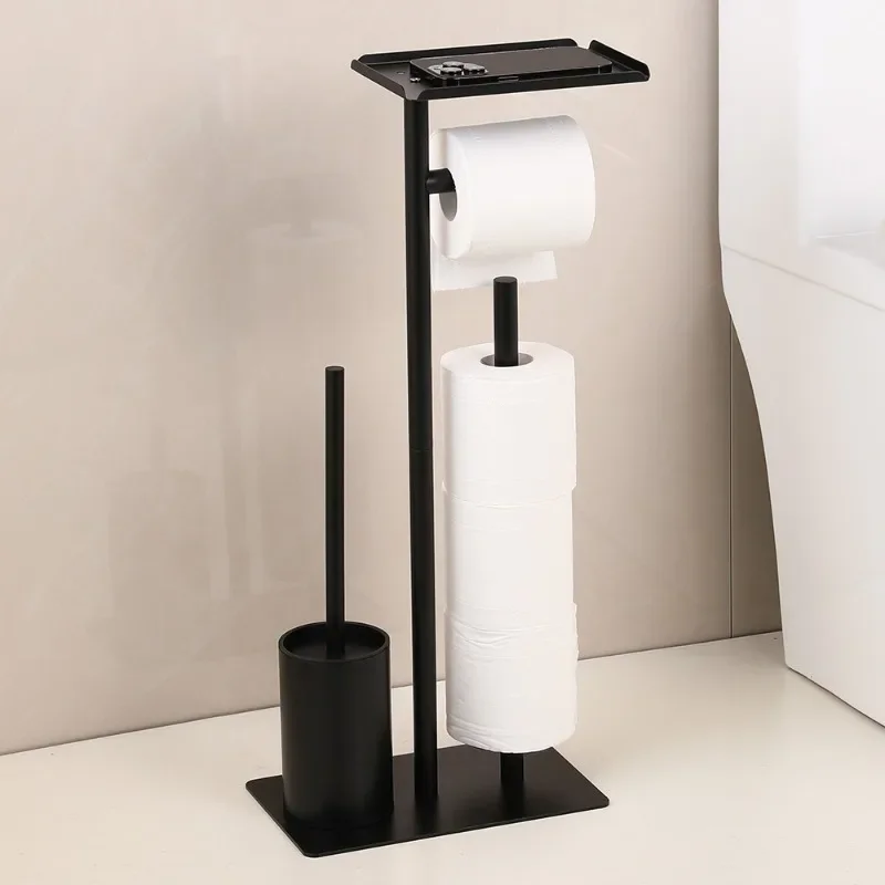 Bathroom Freestanding Toilet Paper Holder , Space-saving Bathroom Supplies , Multi-purpose Modern Toilet Paper Holder Shelf
Bathroom Freestanding Toilet Paper Holder , Space-saving Bathroom Supplies , Multi-purpose Modern Toilet Paper Holder Shelf