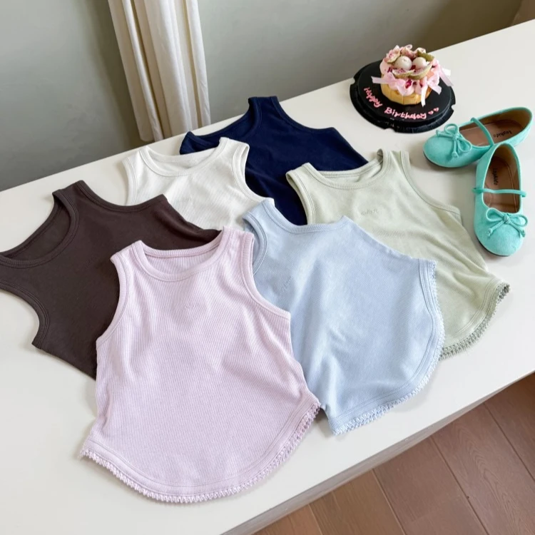 Girls T-shirt 2026 Spring and Summer New Children's Clothing Korean Style Girl Baby Relaxed Soft Waxy Comfortable Vest
Girls T-shirt 2026 Spring and Summer New Children's Clothing Korean Style Girl Baby Relaxed Soft Waxy Comfortable Vest