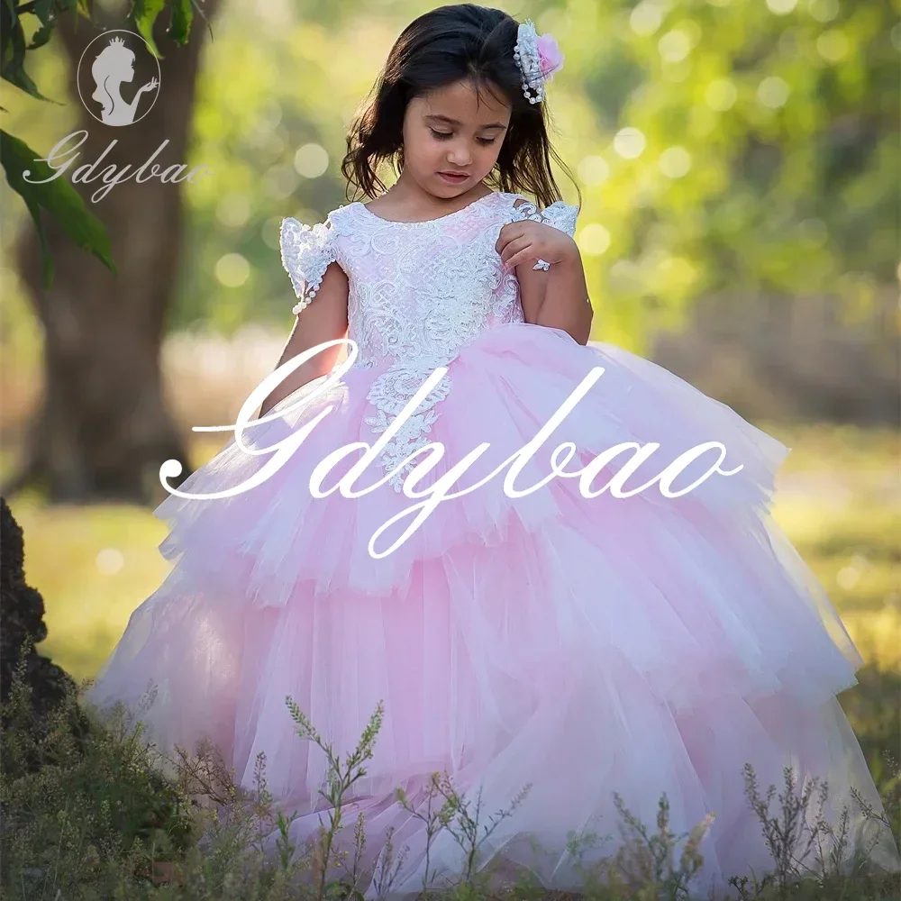 Simone Wedding Luxury Pleat Long Ball Flower Girl Dress Short Sleeve A Line Floor Length Formal First Communion Dress Customized
Simone Wedding Luxury Pleat Long Ball Flower Girl Dress Short Sleeve A Line Floor Length Formal First Communion Dress Customized