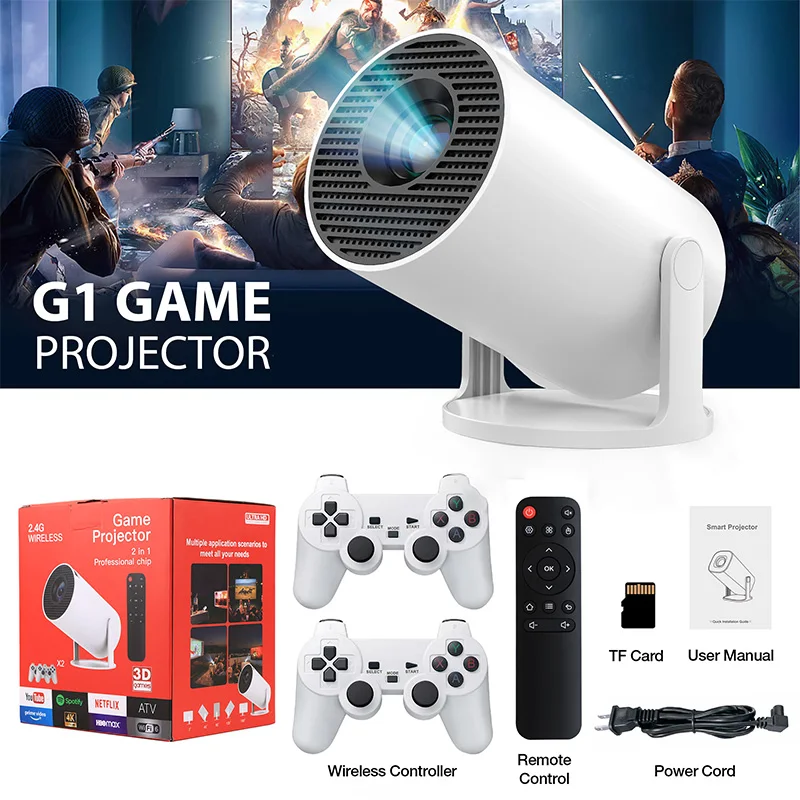 30000+ GAME projectors 4k android portable video projector bluetooth and wifi Home theater support Netfli YouTub
30000+ GAME projectors 4k android portable video projector bluetooth and wifi Home theater support Netfli YouTub