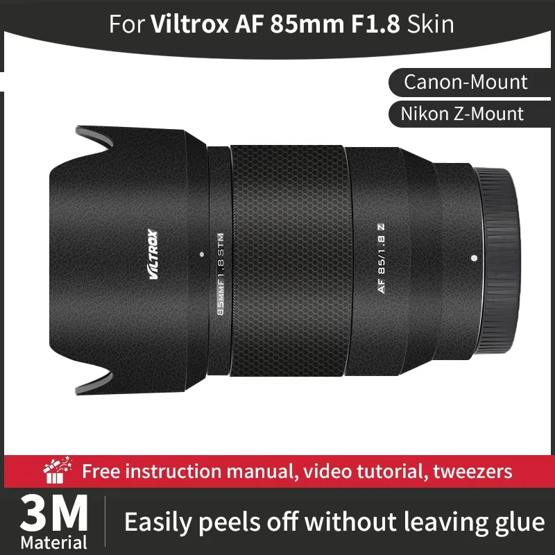 For Viltrox AF 85mm F1.8 Camera Lens Skin Viltrox 85mm Nikon Skin Anti-scratch Camera Lens Sticker protective film
For Viltrox AF 85mm F1.8 Camera Lens Skin Viltrox 85mm Nikon Skin Anti-scratch Camera Lens Sticker protective film