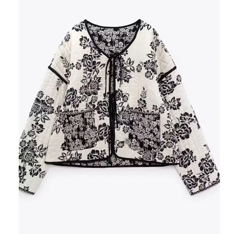 Retro Print Double-Sided Wear Loose Cotton Jaet Women's Faion Belted ort Outerwear Thin Cotton Coat Autumn Collection
Retro Print Double-Sided Wear Loose Cotton Jaet Women's Faion Belted ort Outerwear Thin Cotton Coat Autumn Collection