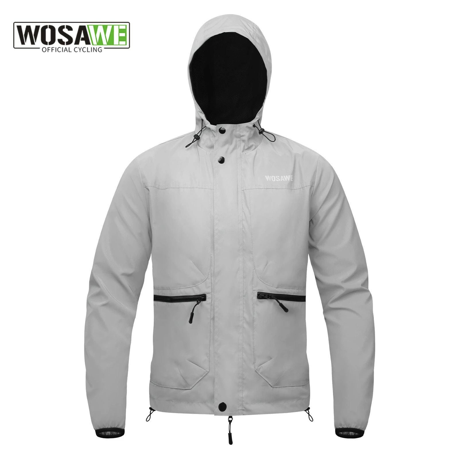 WOSAWE Men's Fully Reflective Cycling Jacket Outdoor Windproof Cycling Windbreaker MTB Bike Hooded Jacket Running Fishing Coat
WOSAWE Men's Fully Reflective Cycling Jacket Outdoor Windproof Cycling Windbreaker MTB Bike Hooded Jacket Running Fishing Coat