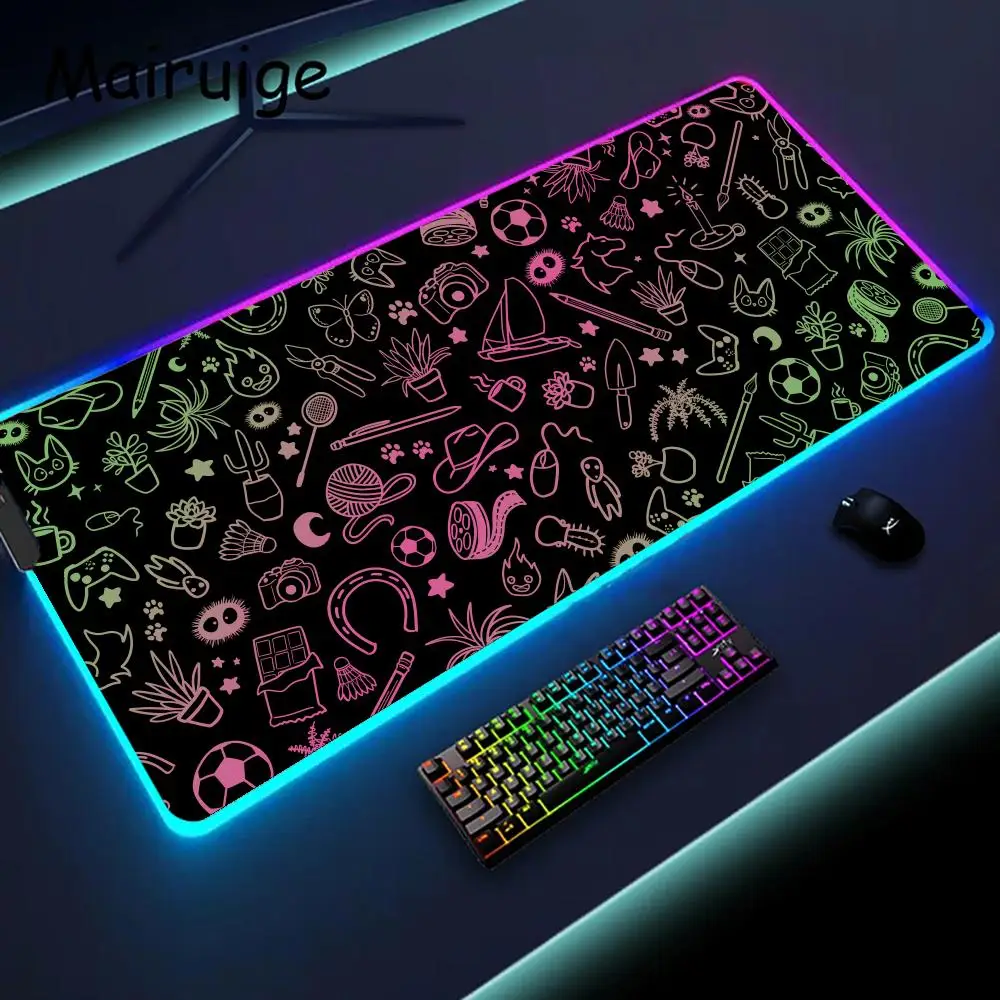 Graffiti RGB Mousepads XXL Mouse Pad Office Accessories Desk Gaming Mat Large Desk Pad Laptop Computer Cover Play Mat Setup
Graffiti RGB Mousepads XXL Mouse Pad Office Accessories Desk Gaming Mat Large Desk Pad Laptop Computer Cover Play Mat Setup