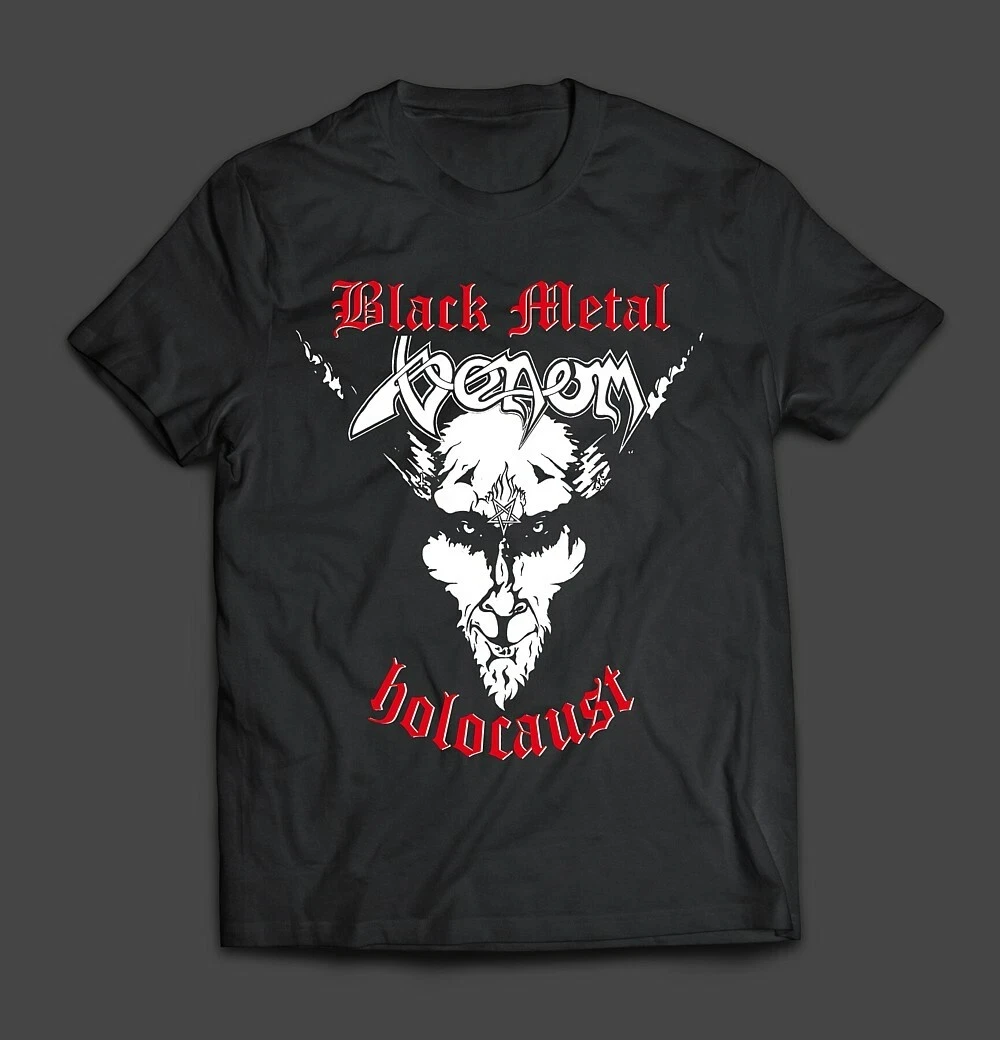 VENOM Black Metal Holocaust T-SHIRT American Band Singer T-shirt Men Fashion Street Hip-hop Rock Short-sleeved Women Cotton Top
VENOM Black Metal Holocaust T-SHIRT American Band Singer T-shirt Men Fashion Street Hip-hop Rock Short-sleeved Women Cotton Top