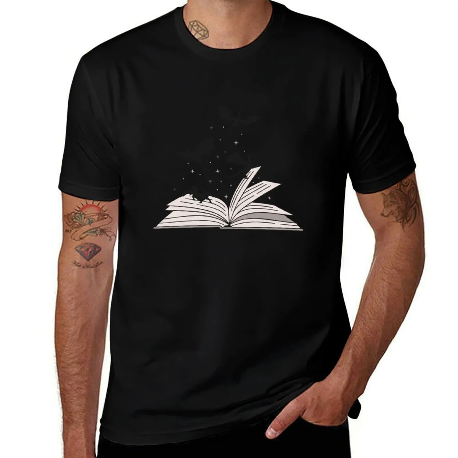 Book Dragon T-Shirt Casual Lightweight Short Sleeve Top
Book Dragon T-Shirt Casual Lightweight Short Sleeve Top