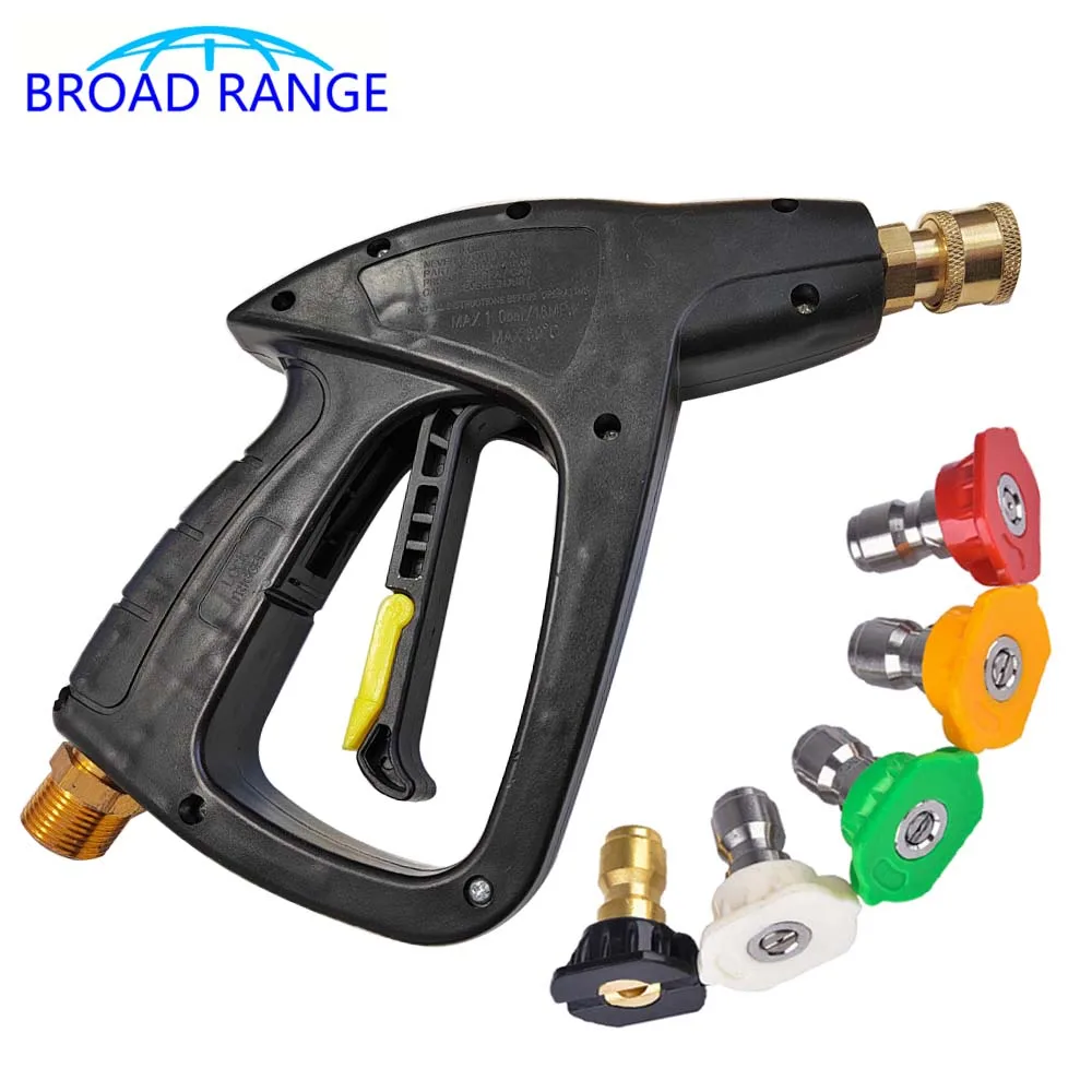 High Pressure Washer Gun M22*1.5mm G1/4 Quick Connect Water Gun Car Cleaning Tool Metal Nozzle Car Wash Accessory
High Pressure Washer Gun M22*1.5mm G1/4 Quick Connect Water Gun Car Cleaning Tool Metal Nozzle Car Wash Accessory