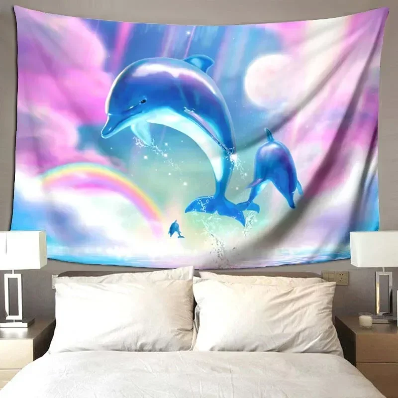 3D Lovely dolphin pattern blanket living room decoration blanket soft and comfortable children's room blankets exquisite gift
3D Lovely dolphin pattern blanket living room decoration blanket soft and comfortable children's room blankets exquisite gift