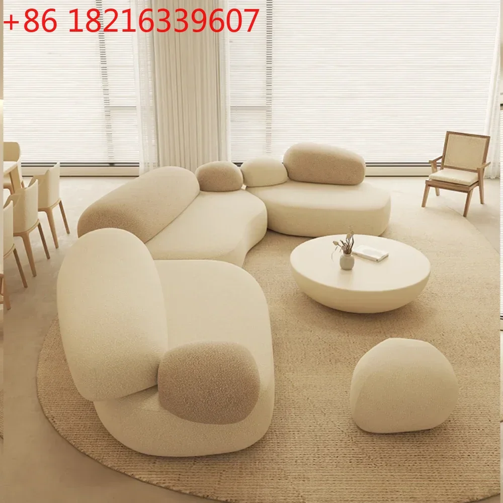 TAO Cream Fabric Sofa Pebble Shaped Popular New
TAO Cream Fabric Sofa Pebble Shaped Popular New