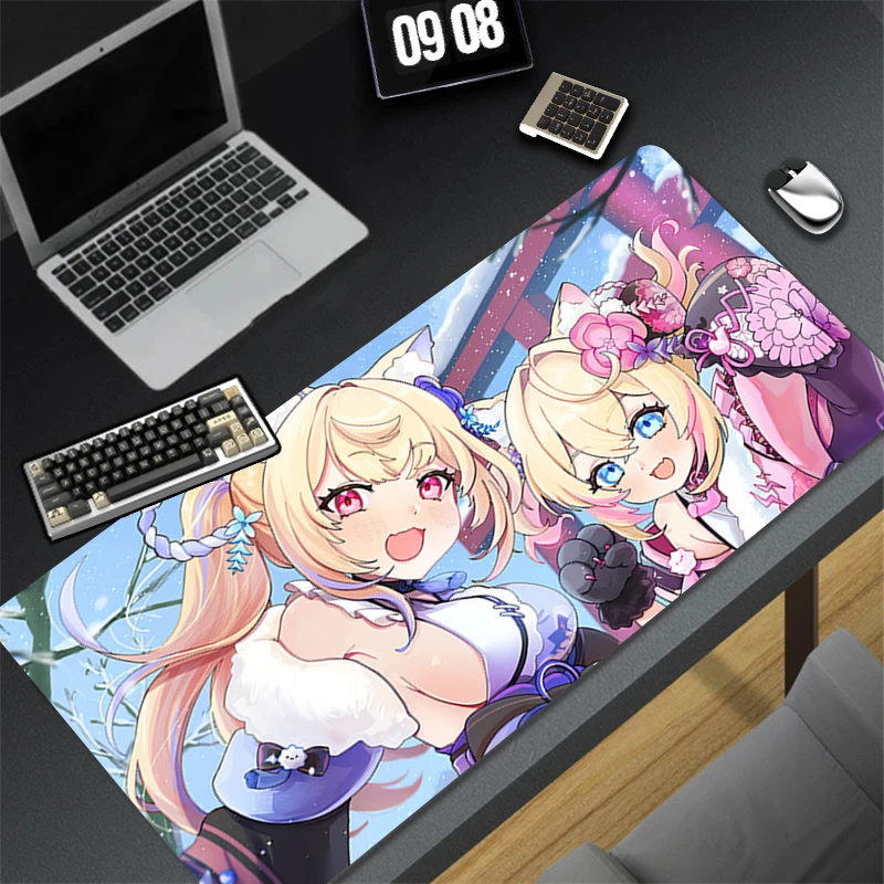 Computer Gaming Accessories Mousepad Office PC Mouse Pad Keyboard Pad Hololive Mococo Fuwawa Abyssgard Desk Decoracion Desk Mat 
Computer Gaming Accessories Mousepad Office PC Mouse Pad Keyboard Pad Hololive Mococo Fuwawa Abyssgard Desk Decoracion Desk Mat