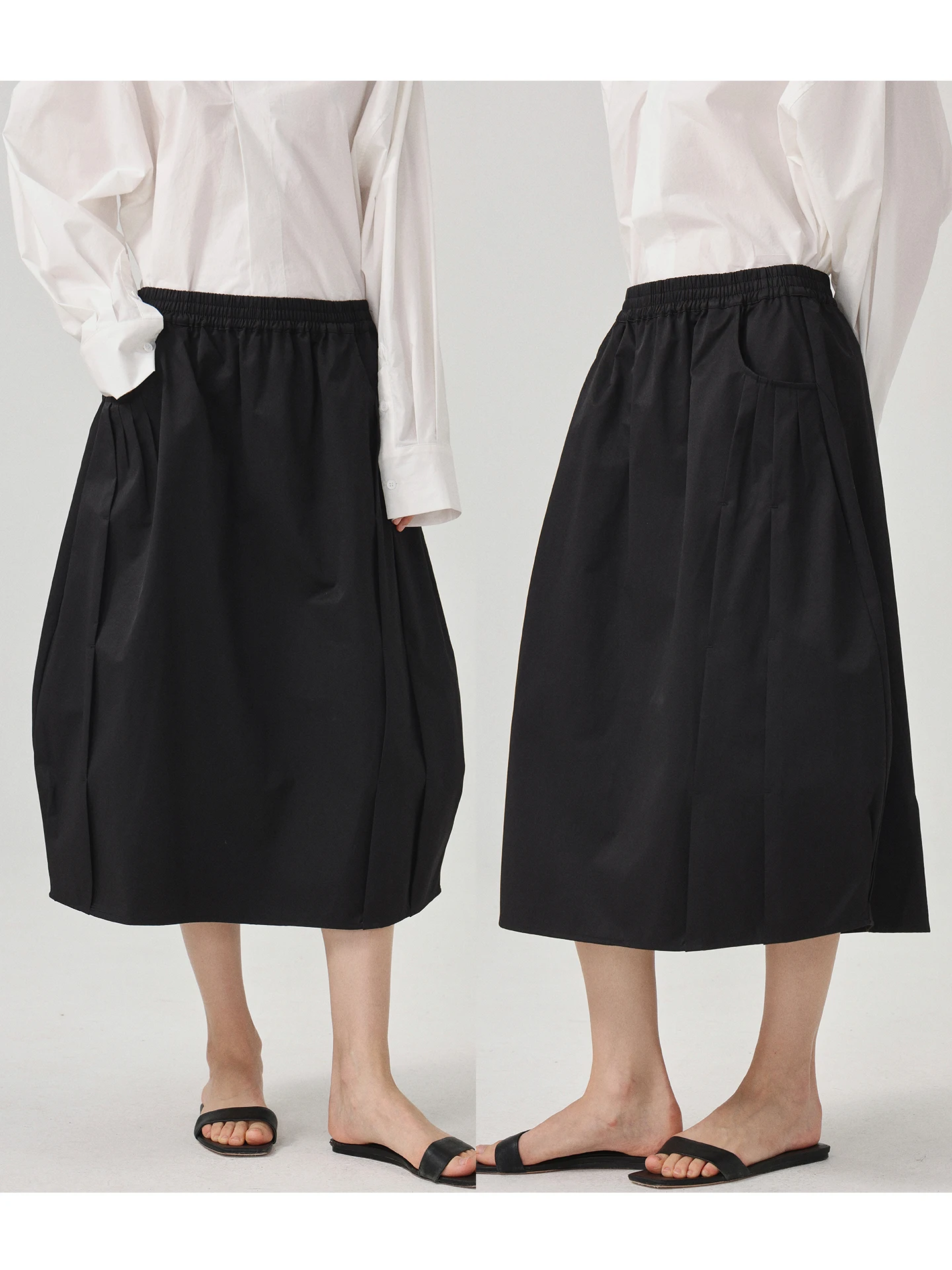 Весенняя плиссированная юбка миди с эластичной талией, утягивающая, с эффектом стройности, в форме бутона цветка, женская хлопковая повседневная юбка средней длины
Весенняя плиссированная юбка миди с эластичной талией, утягивающая, с эффектом стройности, в форме бутона цветка, женская хлопковая повседневная юбка средней длины