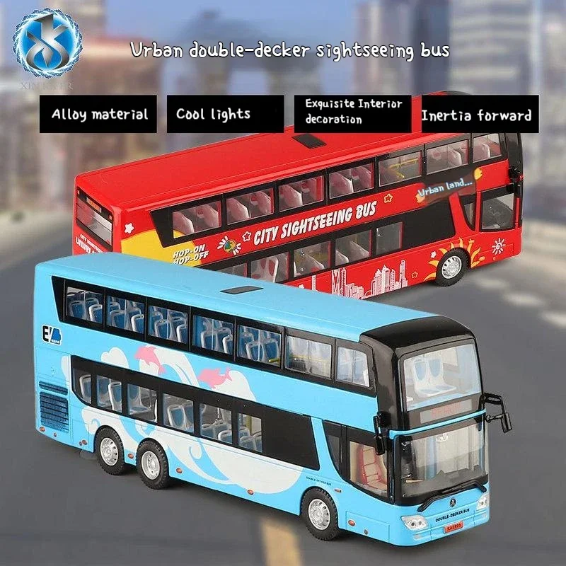 1 / 42 новая модель двухслойного автобуса Energy Bus из сплава, игрушки для автобусов, игрушки со скользящим звуком и фотомагнитами
1 / 42 новая модель двухслойного автобуса Energy Bus из сплава, игрушки для автобусов, игрушки со скользящим звуком и фотомагнитами
