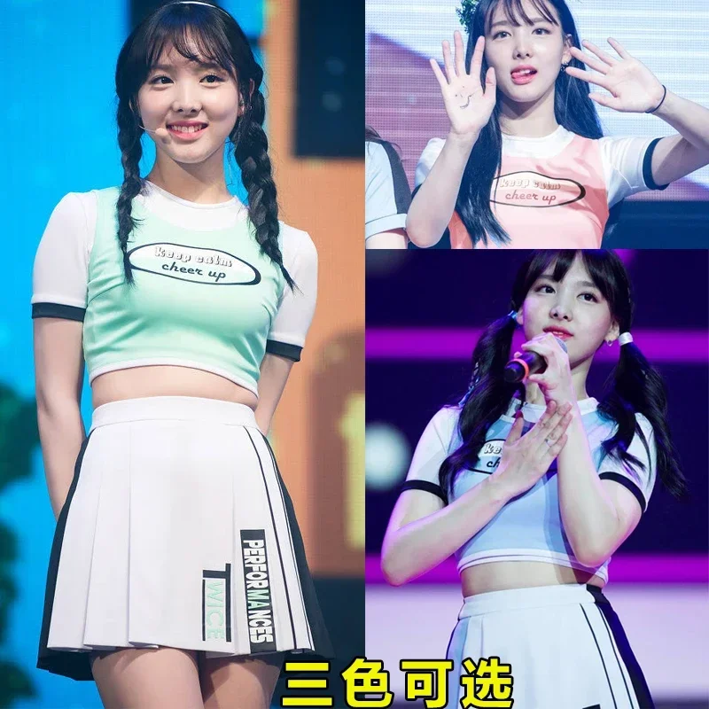 Twice Nayeon Kpop Stage Outfit Cheerleading Performance Uniform Rave Festival Clothing Women Dance Costume Gogo Dancer DJ DS
Twice Nayeon Kpop Stage Outfit Cheerleading Performance Uniform Rave Festival Clothing Women Dance Costume Gogo Dancer DJ DS