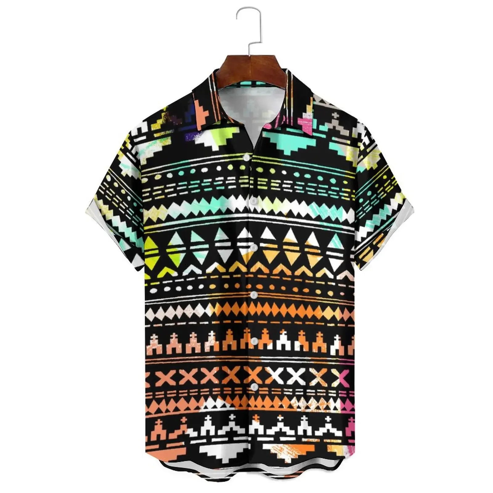 Summer Hawaiian Shirt Black Colorful Plaid 3D Printing Shirts Men's Women's Shirts Men's Casual Flip Collar Casual Beach Shirts
Summer Hawaiian Shirt Black Colorful Plaid 3D Printing Shirts Men's Women's Shirts Men's Casual Flip Collar Casual Beach Shirts