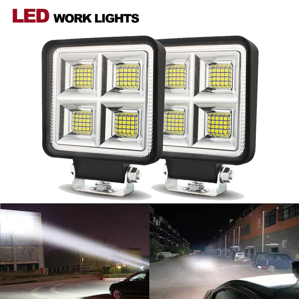 LED Spotlights Front Spoiler 192W 12V 24V 64Leds Work Light For Tractor Auto Car Vehicle 4x4 Off Road Barra Work Driving Light
LED Spotlights Front Spoiler 192W 12V 24V 64Leds Work Light For Tractor Auto Car Vehicle 4x4 Off Road Barra Work Driving Light