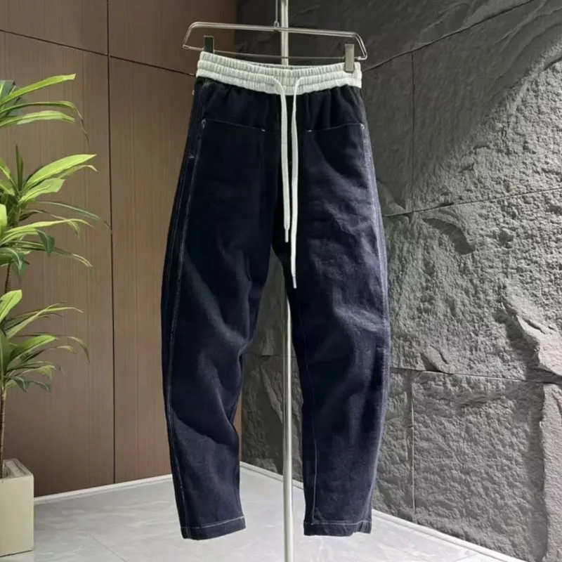 Spring Autumn Tide Brand Thickened Washed Fleece Jeans Men's Trendy Knife Straight Casual Long Pants Multi Pocket Splicing
Spring Autumn Tide Brand Thickened Washed Fleece Jeans Men's Trendy Knife Straight Casual Long Pants Multi Pocket Splicing