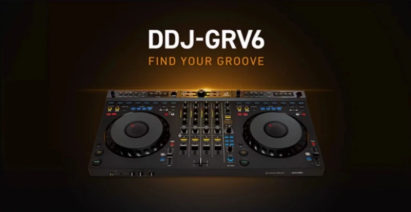 Pioneer DDJGRV6 digital DJ controller, ddjgrv6 all-in-one turntable with built-in Pioneer sound card.
Pioneer DDJGRV6 digital DJ controller, ddjgrv6 all-in-one turntable with built-in Pioneer sound card.