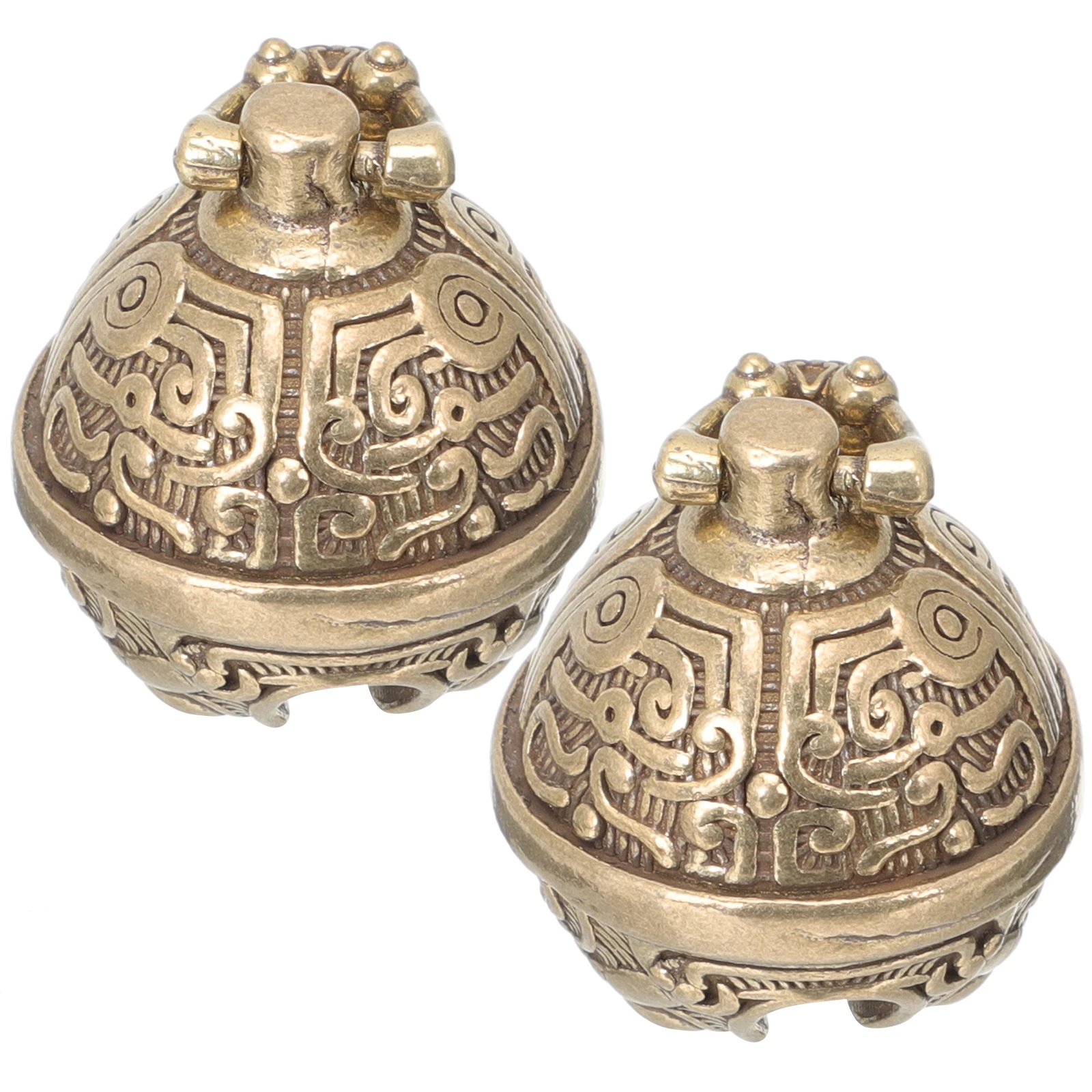 2 Pcs Brass Key Pendant Small Bell Decoration Chain Mini Keychain Good Luck Metal Charms for Home DIY Christmas Decorations
2 Pcs Brass Key Pendant Small Bell Decoration Chain Mini Keychain Good Luck Metal Charms for Home DIY Christmas Decorations