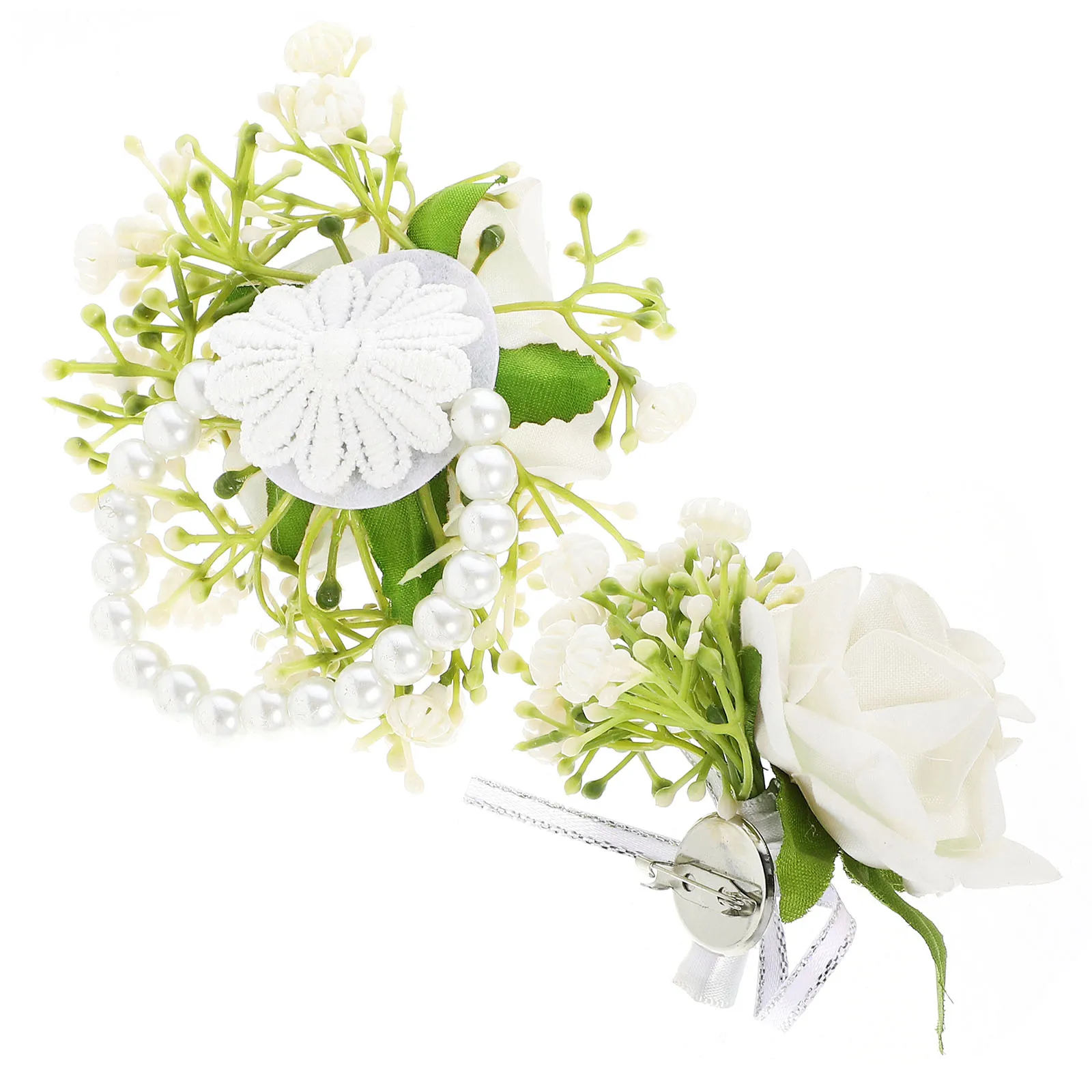 Wrist Corsage Artificial Flower Bridal Silk Bridesmaid Wristlet Wedding Flowers Set Boutonniere Elegant corsage for wedding
Wrist Corsage Artificial Flower Bridal Silk Bridesmaid Wristlet Wedding Flowers Set Boutonniere Elegant corsage for wedding