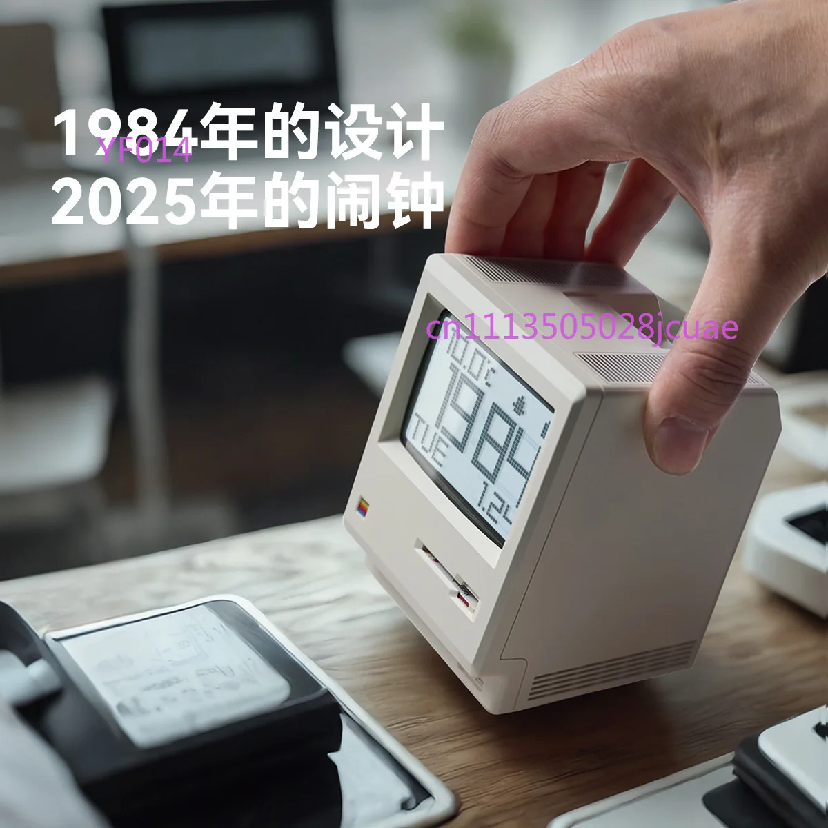 Macintosh Retro Alarm Clock Nostalgic Computer Shaped Desktop Clock Creative Birthday Gift for Boyfriend
Macintosh Retro Alarm Clock Nostalgic Computer Shaped Desktop Clock Creative Birthday Gift for Boyfriend
