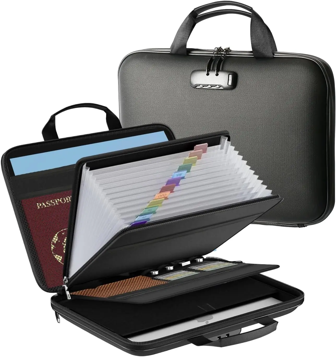 Fireproof Document Box with Lock, Portable Hard-Shell Case Fireproof File Box for Documents, Waterproof Document Box File Org
Fireproof Document Box with Lock, Portable Hard-Shell Case Fireproof File Box for Documents, Waterproof Document Box File Org