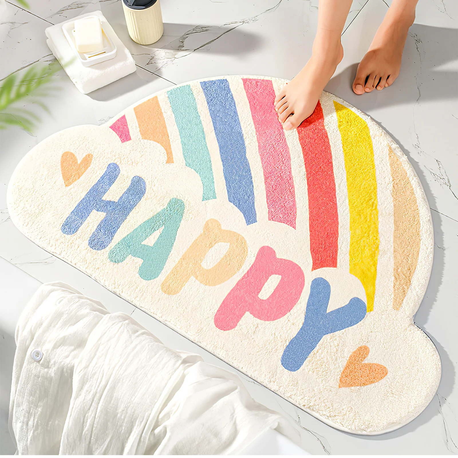 Rainbow Doormat Anti Skid Door Mat for Bathroom Bedroom Home Entrance Floor Carpet Non Slip Rug Indoor Mat Rainbow Rug
Rainbow Doormat Anti Skid Door Mat for Bathroom Bedroom Home Entrance Floor Carpet Non Slip Rug Indoor Mat Rainbow Rug
