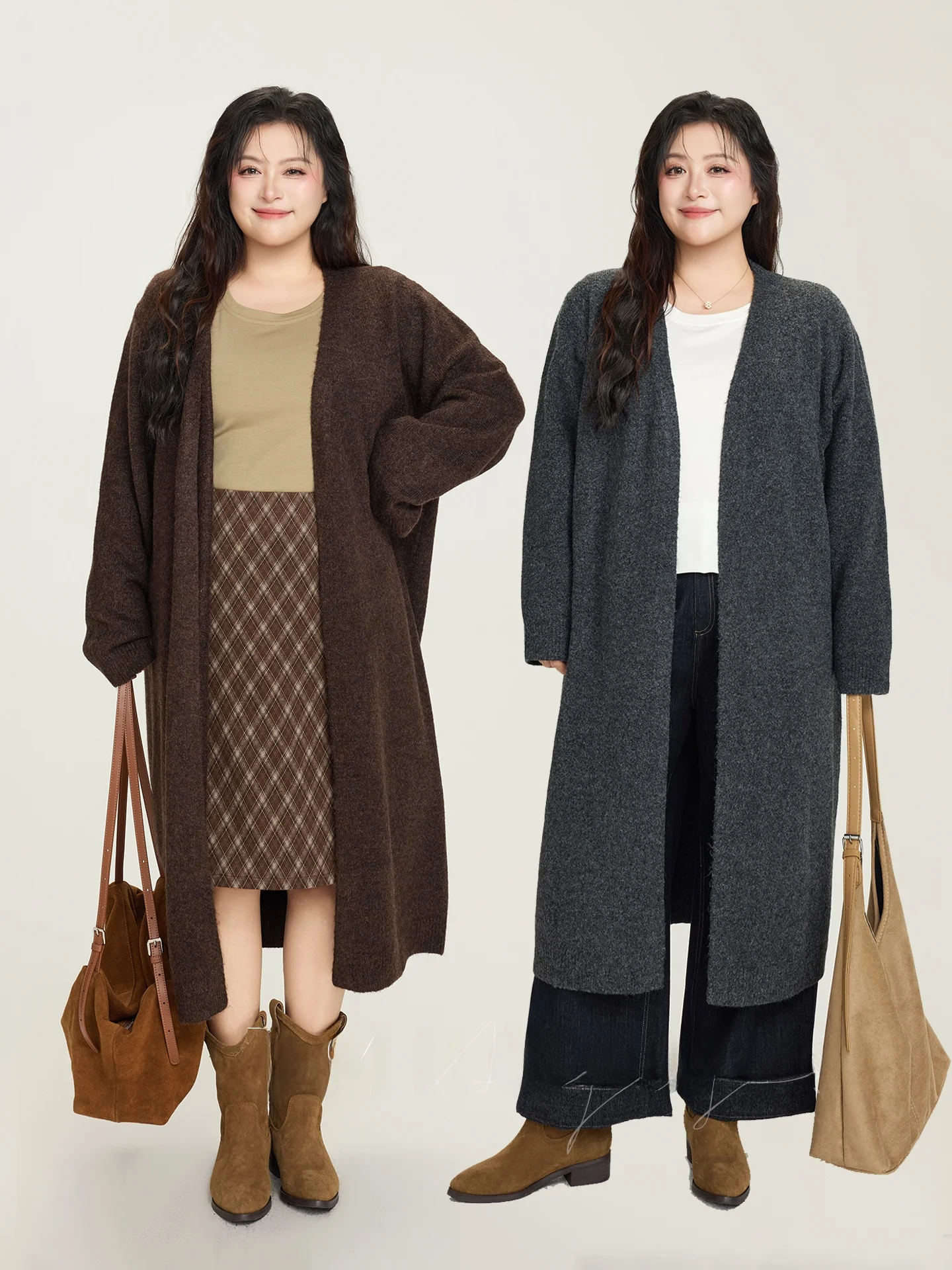 ay Long Knitted Sweater Coat Thiened Winter New Arrival Women's Casual Sle V-Ne Open Cardigan Regular Fit Daily Wear
ay Long Knitted Sweater Coat Thiened Winter New Arrival Women's Casual Sle V-Ne Open Cardigan Regular Fit Daily Wear