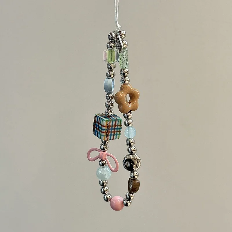 Y2K Phone Lanyard Cute Beaded Good Luck Charm Bow Flower Heart Decor Handmade Sweet Grunge Bag Daily Ornament Gift for Women
Y2K Phone Lanyard Cute Beaded Good Luck Charm Bow Flower Heart Decor Handmade Sweet Grunge Bag Daily Ornament Gift for Women