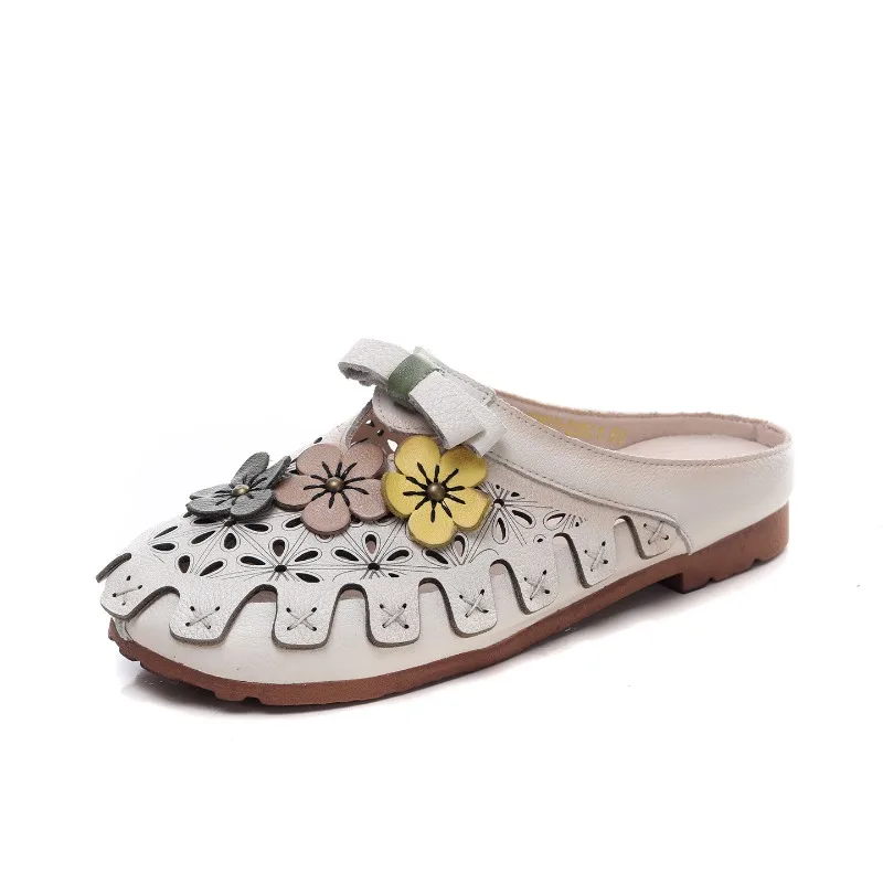 2026 New 1.5cm Summer Round Toe Hollow Real Leather Flowers Slippers Women Fashion Slippers Flat Soft Sole Outerwear Slipper
2026 New 1.5cm Summer Round Toe Hollow Real Leather Flowers Slippers Women Fashion Slippers Flat Soft Sole Outerwear Slipper