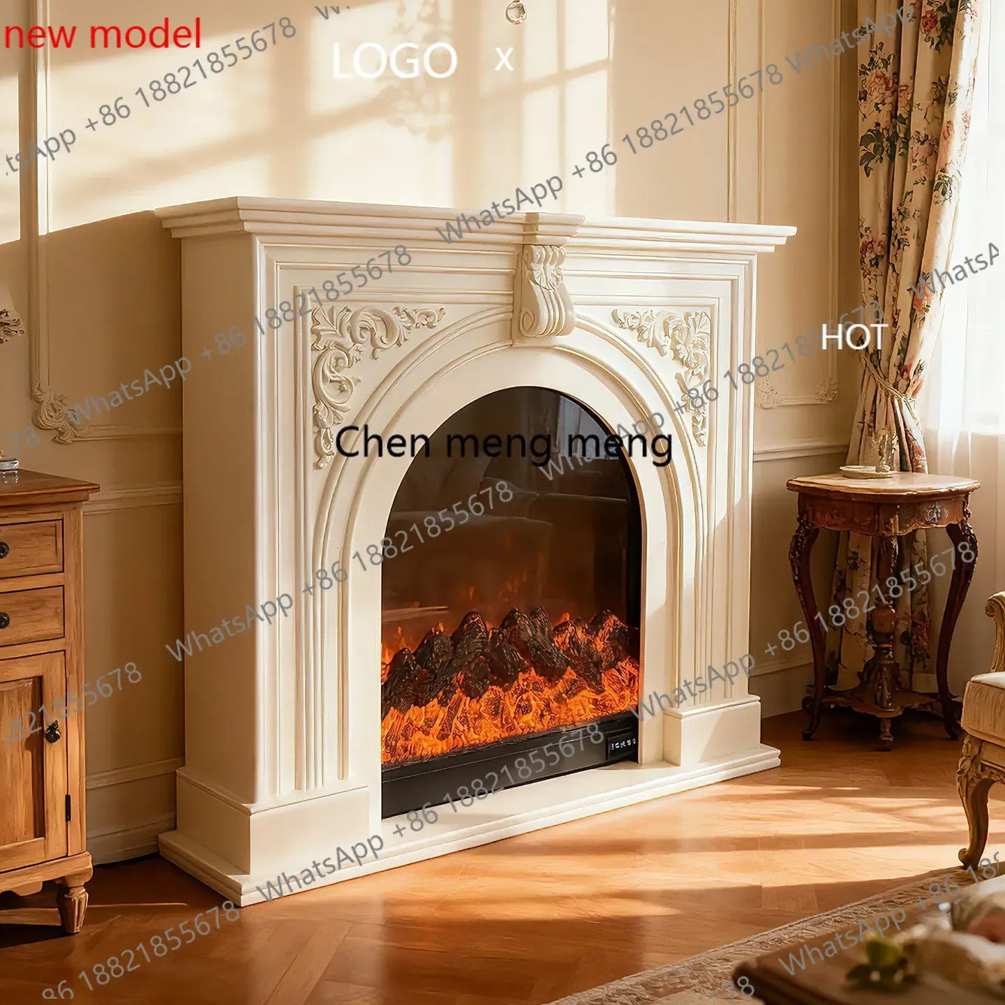 A178French retro fireplace cabinet, solid wood porch cabinet, American living room carved fireplace decorative cabinetDD
A178French retro fireplace cabinet, solid wood porch cabinet, American living room carved fireplace decorative cabinetDD