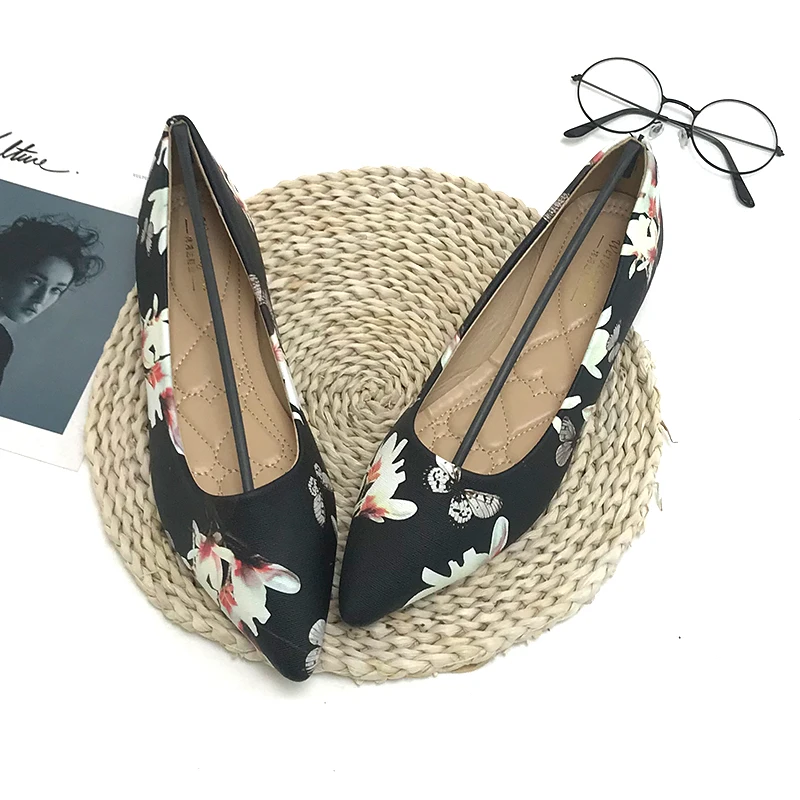 Flats for Women with Butterfly Flower Print Pointy Head Lady Casual Shoes Daily Loafers Slip on Zapatos De Mujer Lolita Shoes
Flats for Women with Butterfly Flower Print Pointy Head Lady Casual Shoes Daily Loafers Slip on Zapatos De Mujer Lolita Shoes