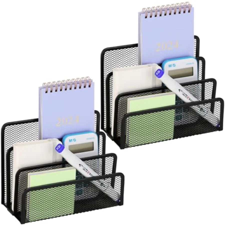 2 Pieces Desk Mail Organizer, Metal Mesh Small File Holders Letter Organizer, Bill/Document/Filing/Folders/Paper Organizer for
2 Pieces Desk Mail Organizer, Metal Mesh Small File Holders Letter Organizer, Bill/Document/Filing/Folders/Paper Organizer for