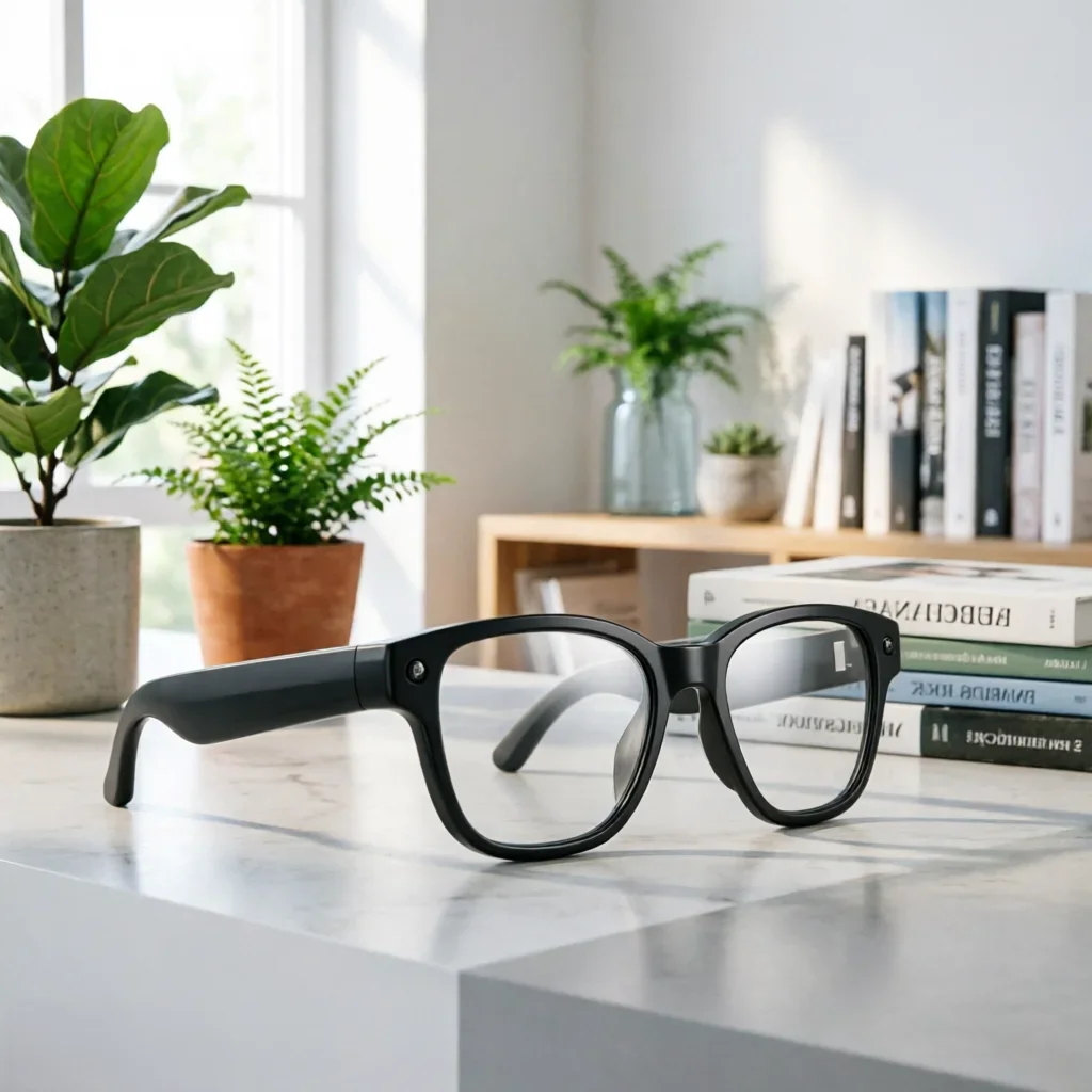 AI Smart Glasses 8K HD Built In Camera Bluetooth Calling Voice Assistant Smart Eyewear For Men
AI Smart Glasses 8K HD Built In Camera Bluetooth Calling Voice Assistant Smart Eyewear For Men