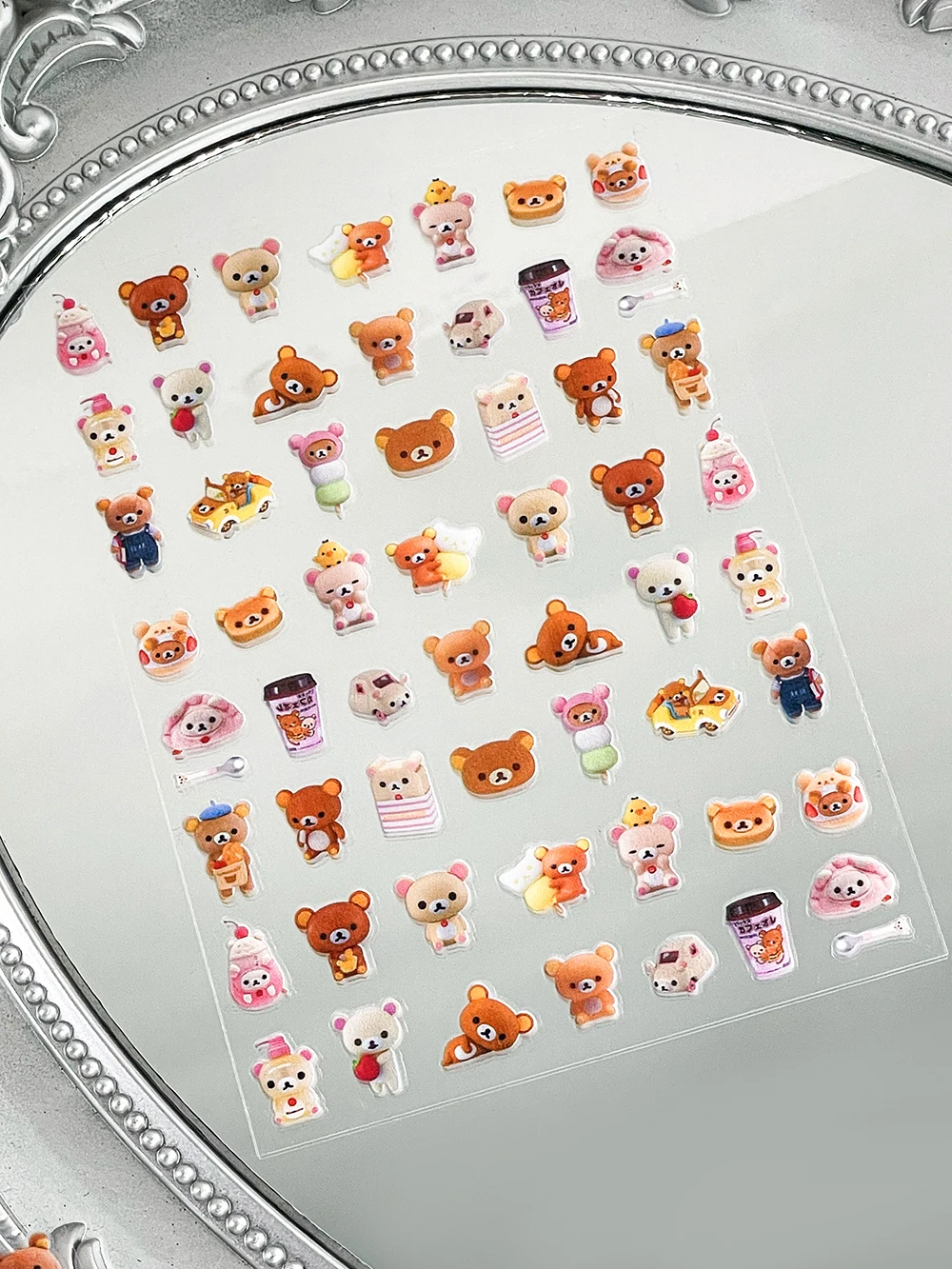 Cute Rilakkuma Pvc Nail Stickers Brown Bear Scrapbook Notebook Camera Stationery Decor Stickers Self-Adhesive Sliding Sticker
Cute Rilakkuma Pvc Nail Stickers Brown Bear Scrapbook Notebook Camera Stationery Decor Stickers Self-Adhesive Sliding Sticker