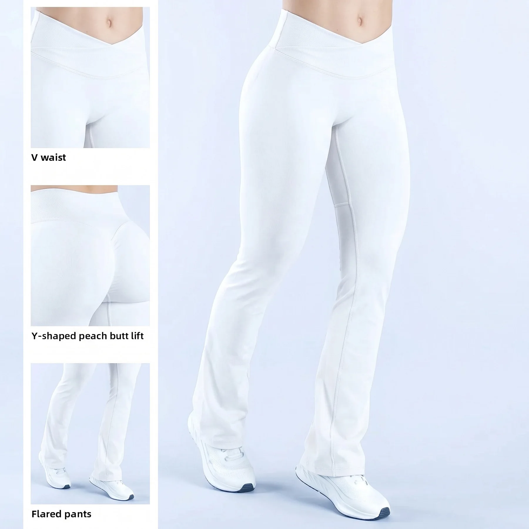 No Logo Yoga Vision Flares flared Pants Women Gym Clothes Waist Cross Seamless Sports Leggings Fitness Wide-leg Trousers
No Logo Yoga Vision Flares flared Pants Women Gym Clothes Waist Cross Seamless Sports Leggings Fitness Wide-leg Trousers