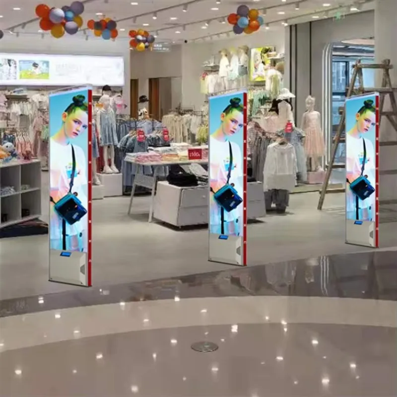 Electronic Article Surveillance (EAS) AM Security System for Clothing - System for Advertising Boards in Supermarkets 
Electronic Article Surveillance (EAS) AM Security System for Clothing - System for Advertising Boards in Supermarkets