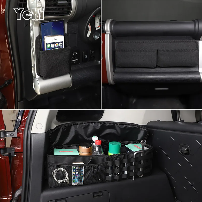 For Toyota FJ Cruiser 2007-2021 Car Trunk Side Storage Box Net Pocket Front co-pilot storage bag Car Accessories
For Toyota FJ Cruiser 2007-2021 Car Trunk Side Storage Box Net Pocket Front co-pilot storage bag Car Accessories