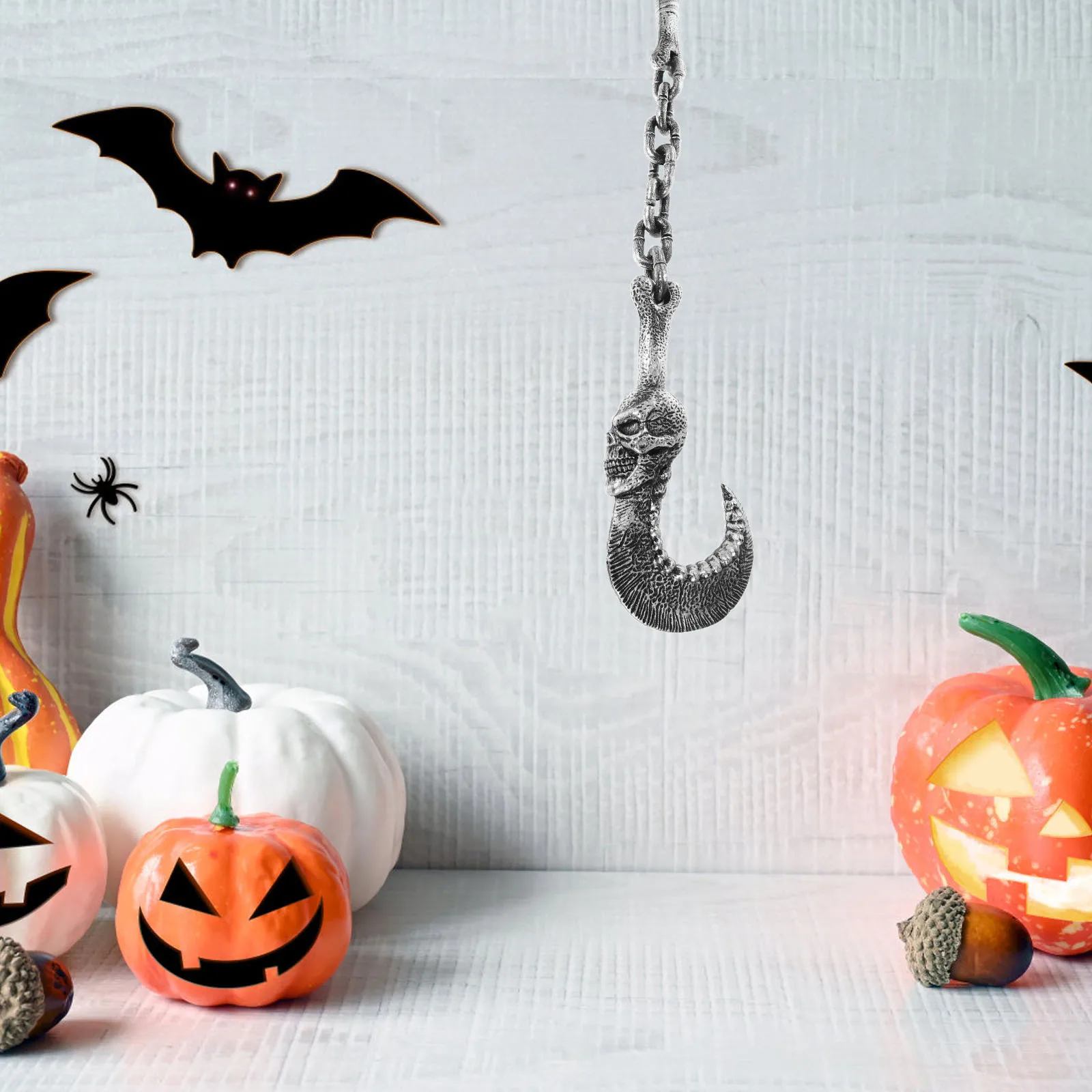 Skull Hook Props Chain Toy Halloween Costume Decoration Accessory Photo Prop cosplay supply versatile use
Skull Hook Props Chain Toy Halloween Costume Decoration Accessory Photo Prop cosplay supply versatile use