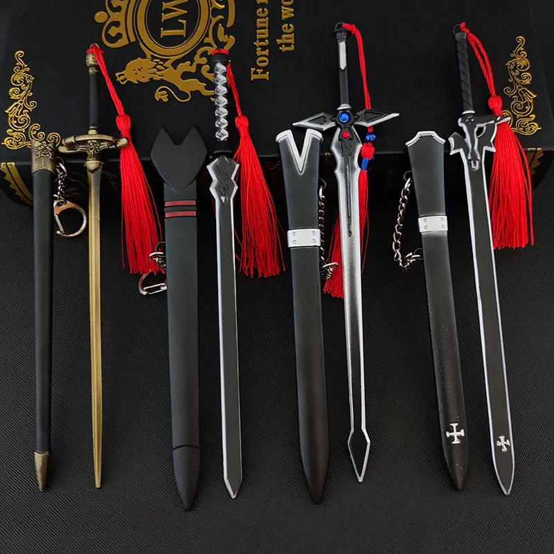 22cm God's Domain Sword Keychain Game Katana Destiny Around Arya Sewing Black Gold Gulihan Lightsaber Interpreter Weapon Model
22cm God's Domain Sword Keychain Game Katana Destiny Around Arya Sewing Black Gold Gulihan Lightsaber Interpreter Weapon Model
