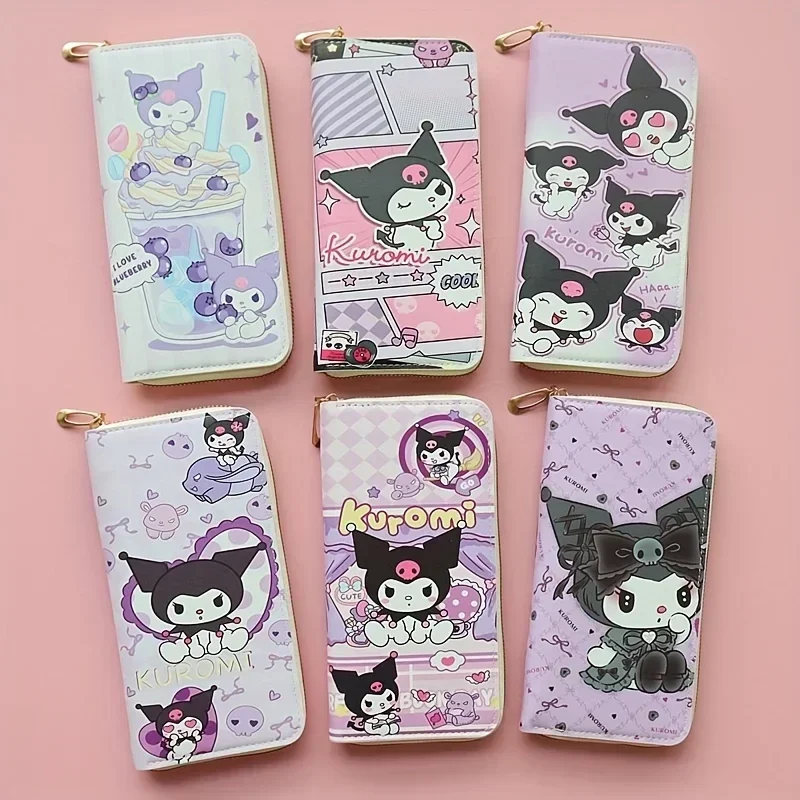 Kuromi cartoon long zipper wallet funny Sanrio ladies key bag large capacity multi-card slot coin storage bag female gift
Kuromi cartoon long zipper wallet funny Sanrio ladies key bag large capacity multi-card slot coin storage bag female gift