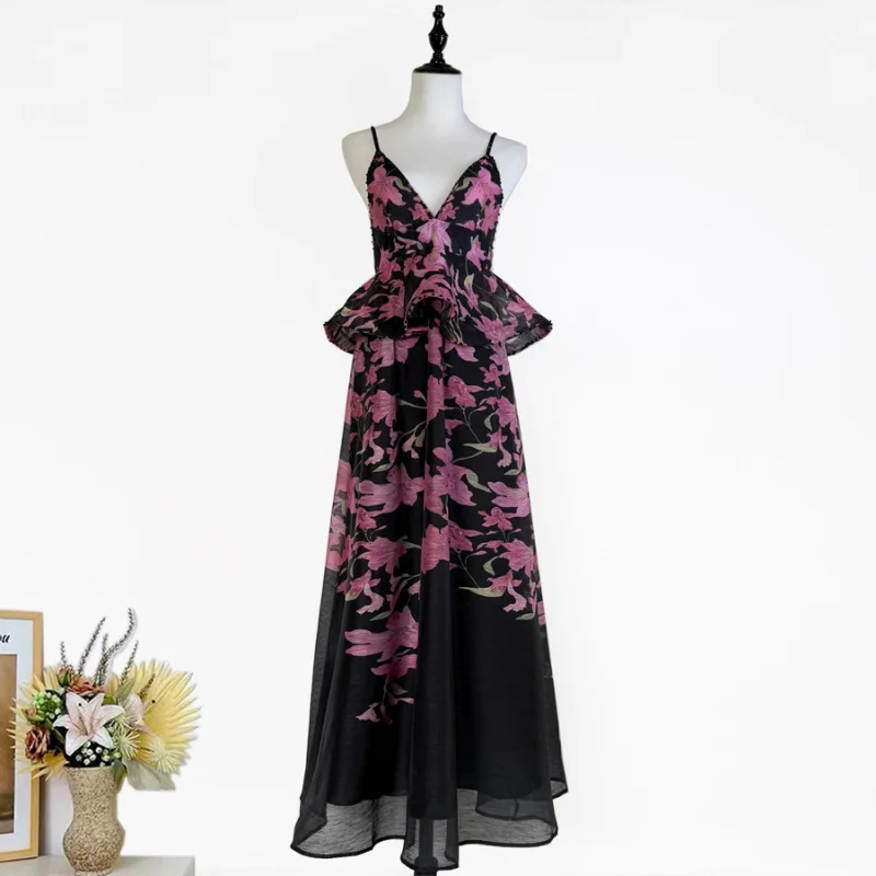 Real Shot Z Home Gaoding New Heavy Industry Beads Fashion Printed Waist-Controlled Slimming Dress Dress Boutique
Real Shot Z Home Gaoding New Heavy Industry Beads Fashion Printed Waist-Controlled Slimming Dress Dress Boutique