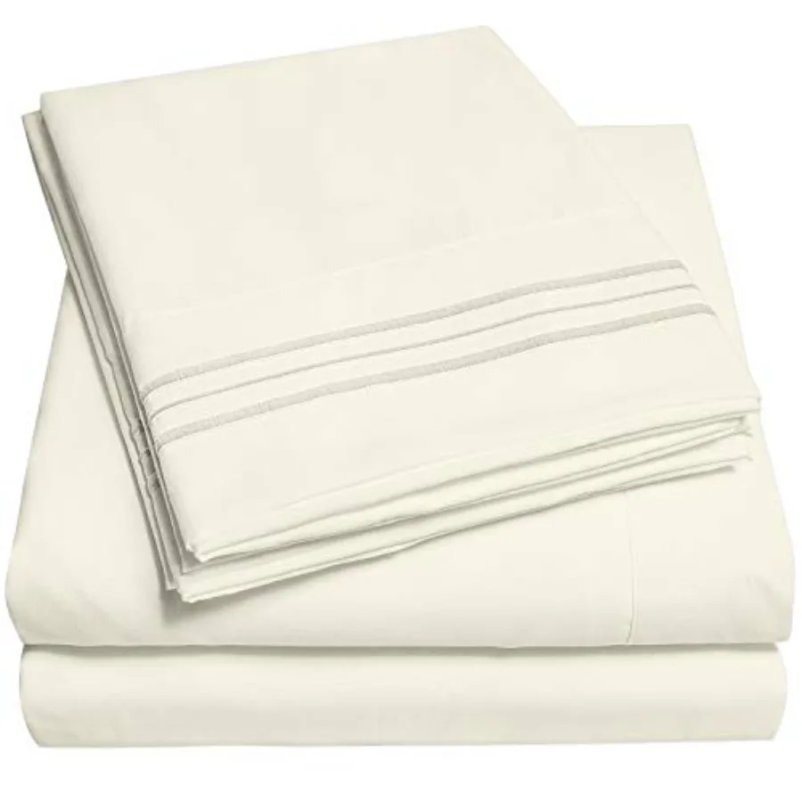 RV Bed Linen Set, , - 1500 Supreme Collection, 6Pc, Deep Pocket, Wrinkle and Fade Resistant, Microfiber, Luxury Sheet Set
RV Bed Linen Set, , - 1500 Supreme Collection, 6Pc, Deep Pocket, Wrinkle and Fade Resistant, Microfiber, Luxury Sheet Set
