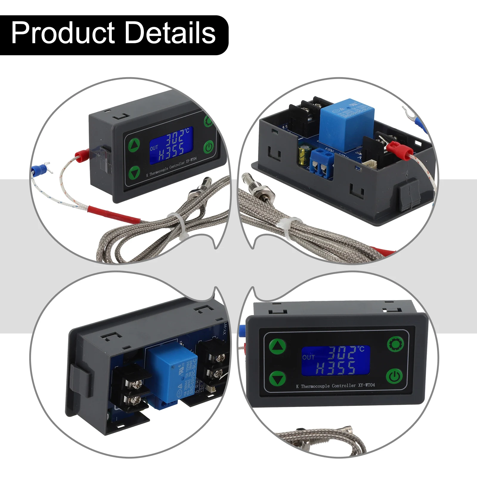 1set WIFI Remote High Temperature Thermostat K Type Thermocouple Controller -99~999C Electrical Equipment Supplies Accessories
1set WIFI Remote High Temperature Thermostat K Type Thermocouple Controller -99~999C Electrical Equipment Supplies Accessories
