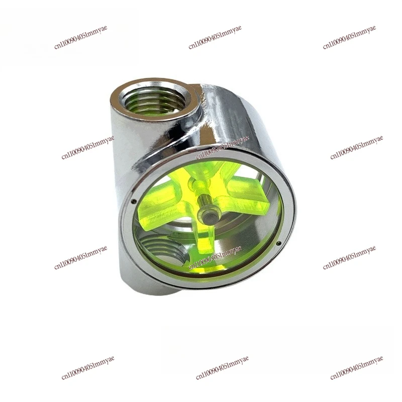 Computer Water cooled Flow Meter, Metal Flow Meter, Green, Five-impeller G1/4 2-point Thread
Computer Water cooled Flow Meter, Metal Flow Meter, Green, Five-impeller G1/4 2-point Thread