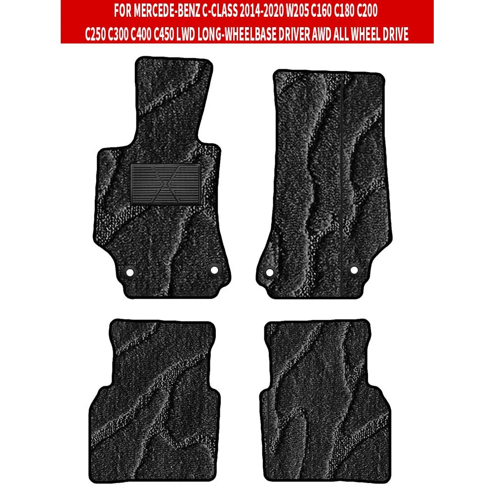 For Mercede-Benz C-Class 2014-2020 W205 C160 C180 C200 C250 C300 C400 C450 LWD Long-wheelbase Car Floor Mats Full Set
For Mercede-Benz C-Class 2014-2020 W205 C160 C180 C200 C250 C300 C400 C450 LWD Long-wheelbase Car Floor Mats Full Set
